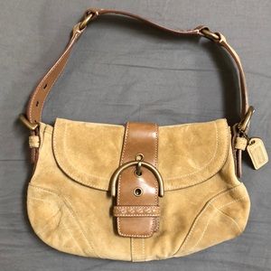 Coach leather hand bag